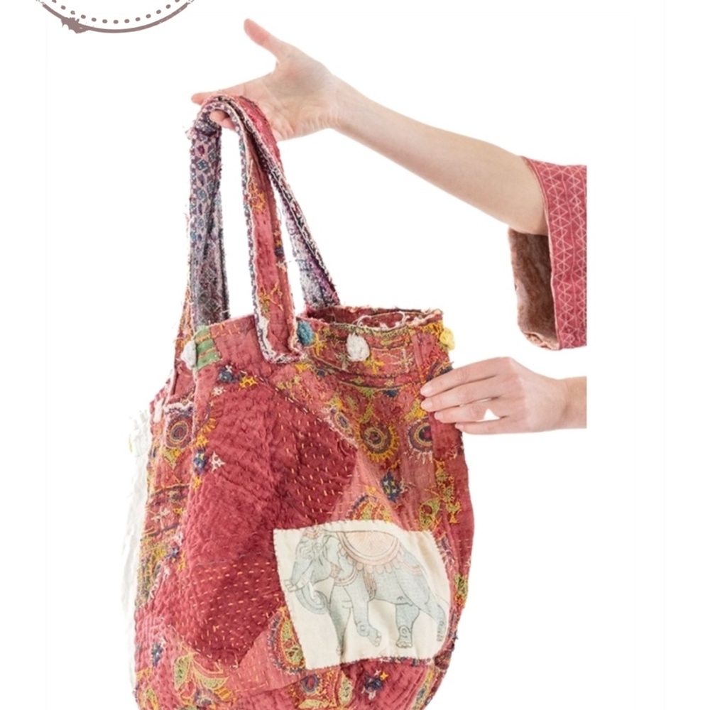 Magnolia Pearl Kantha Bag